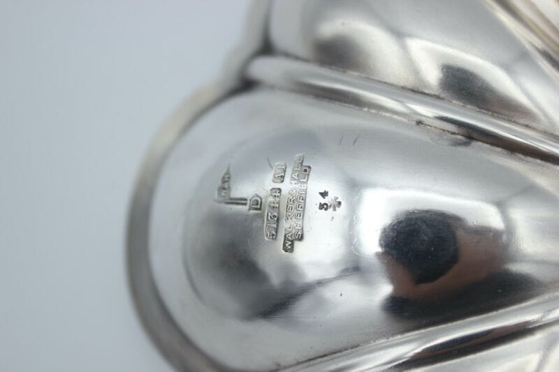 Vassoio in argento sheffield antico silver plated antipastiera con manico piatto Categoria Sheffield & Argento