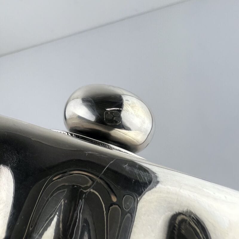 Vassoio in argento sheffield antico silver plated rotondo da tavola con piedini Categoria Sheffield & Argento