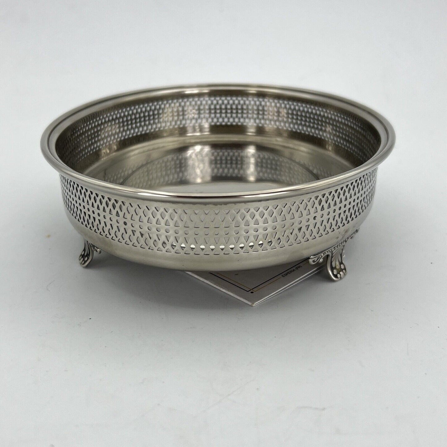 Vassoio ovale in argento placcato silver plated vintage stile antico anni 70 Categoria Sheffield & Argento