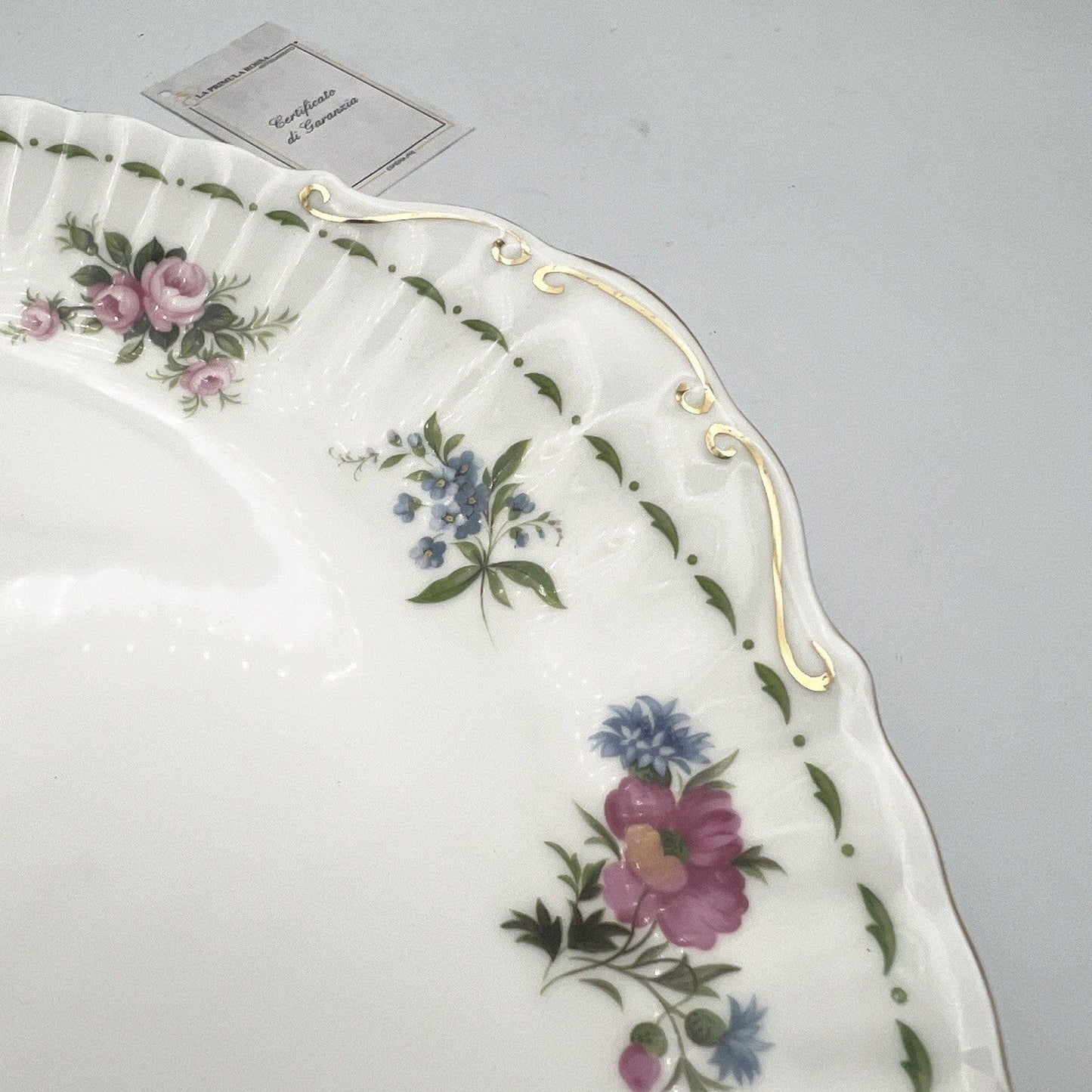 Vassoio piatto torta in porcellana Royal Albert con mesi Flower Of The Month Categoria  Piatti Vassoio