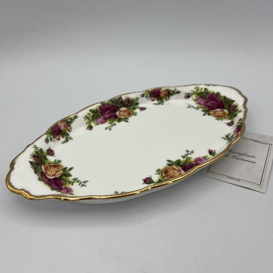 Vassoio piatto vassoietto in porcellana Royal Albert Old Country Roses Rose Categoria  Servizio tazze - Tazze
