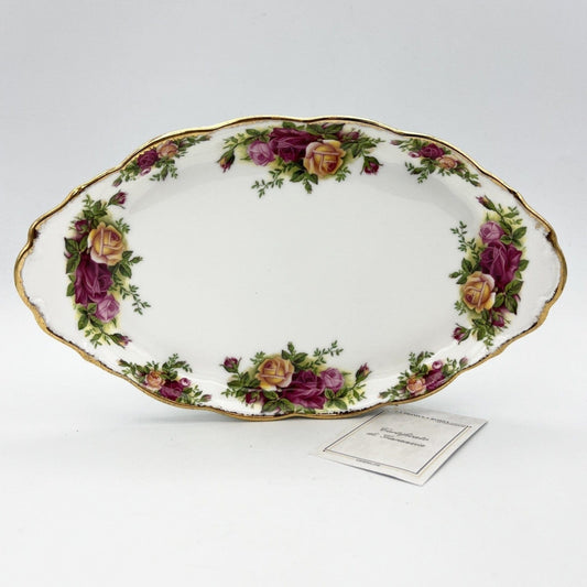 Vassoio piatto vassoietto in porcellana Royal Albert Old Country Roses Rose Categoria  Servizio tazze - Tazze