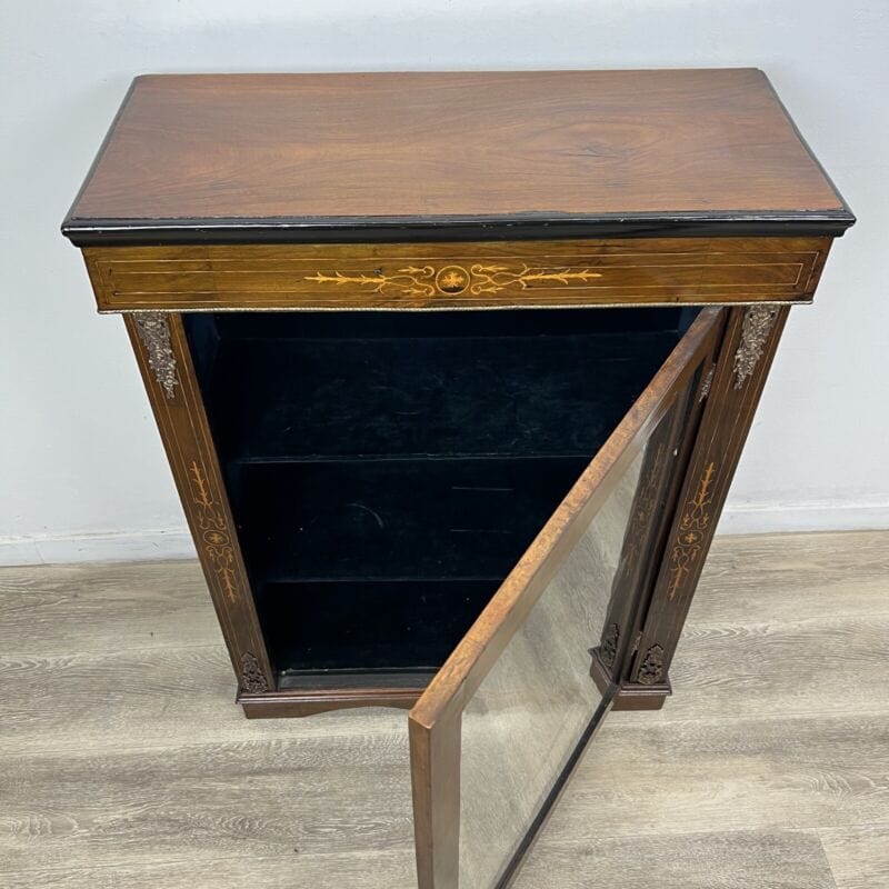 Vetrina Antica Epoca 800 Vetrinetta bassa Cristalliera libreria stile vittoriano Categoria Vetrine