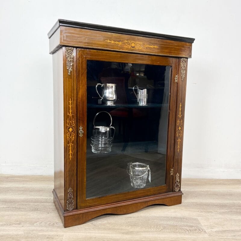 Vetrina Antica Epoca 800 Vetrinetta bassa Cristalliera libreria stile vittoriano Categoria Vetrine