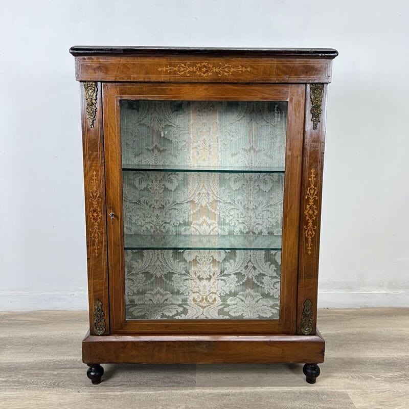 Vetrina Antica epoca 800 Vetrinetta Cristalliera libreria stile vittoriano Categoria Arredamento