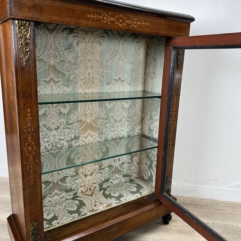 Vetrina Antica epoca 800 Vetrinetta Cristalliera libreria stile vittoriano Categoria Arredamento