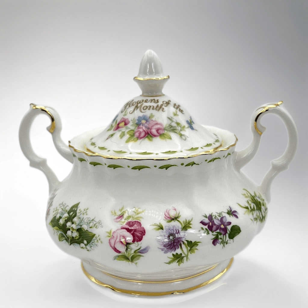 Zuccheriera Royal Albert Flower of the month Categoria Servizio tazze - Tazze