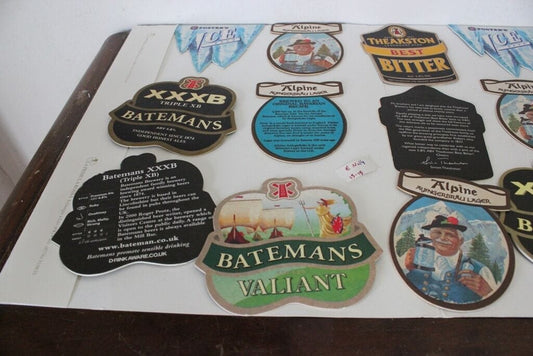 14 SOTTOBICCHIERI VINTAGE DA PUB - BATEMANS - ALPINE - ICE - THEAKSTON Birra & dintorni