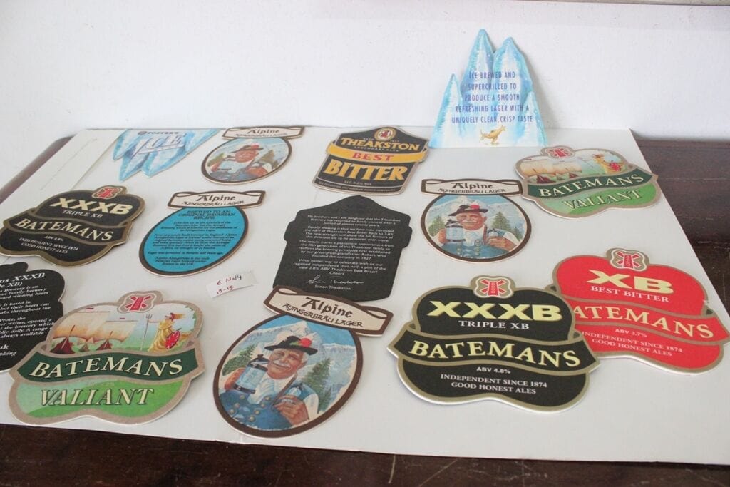 14 SOTTOBICCHIERI VINTAGE DA PUB - BATEMANS - ALPINE - ICE - THEAKSTON Birra & dintorni