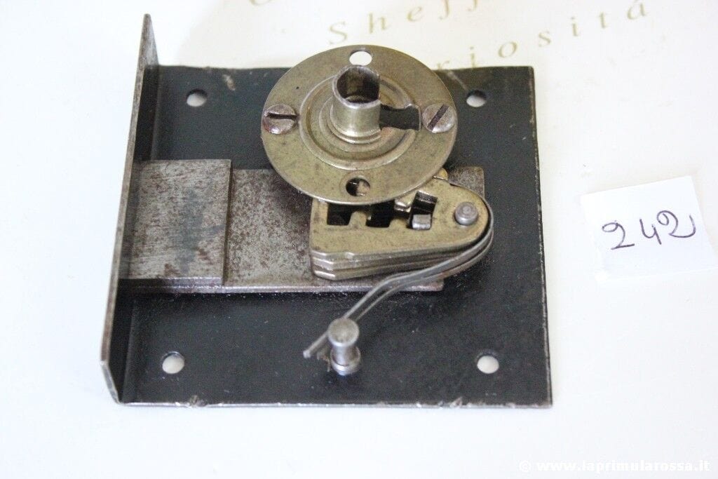 242 - SINGOLARE SERRATURA ANTICA X MOBILE - ENGLISH VICTORIAN LOCK - FERRAMENTA Restauro