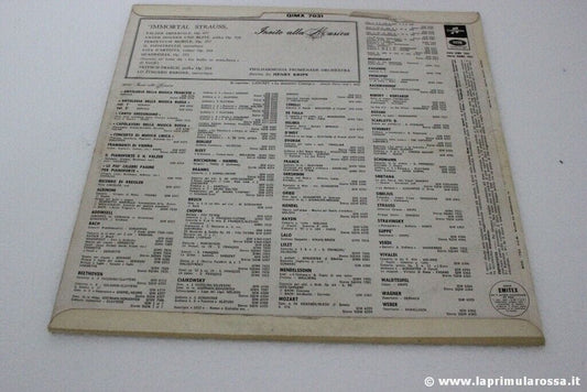 33 GIRI INVITA ALLA MUSICA IMMORTAL STRAUSS QIMX 7031 VINILE LP VINTAGE Dischi in Vinile