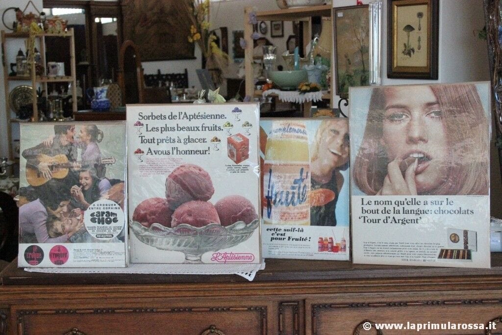 4 PUBBLICITA FRANCESI VINTAGE: DELESPAUL NESTLE EVIAN L'APTESIENNE ADVERTISING Pubblicità vintage