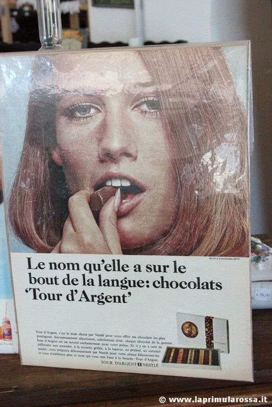 4 PUBBLICITA FRANCESI VINTAGE: DELESPAUL NESTLE EVIAN L'APTESIENNE ADVERTISING Pubblicità vintage