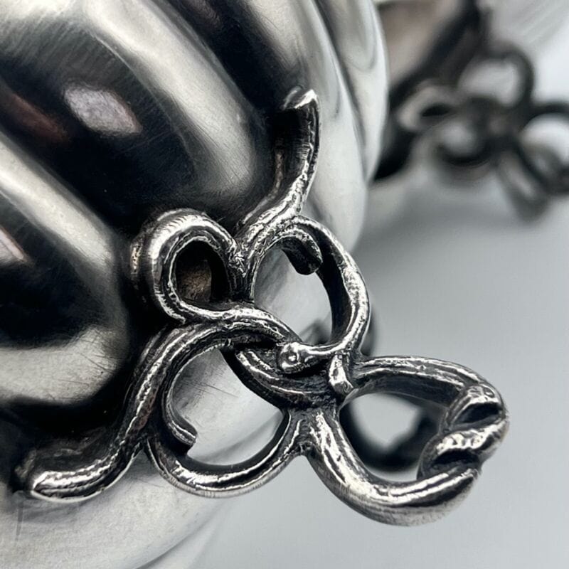 Alzatina in argento sheffield silver plate antico 800 alzata porta confetti Silver plated sheffield style