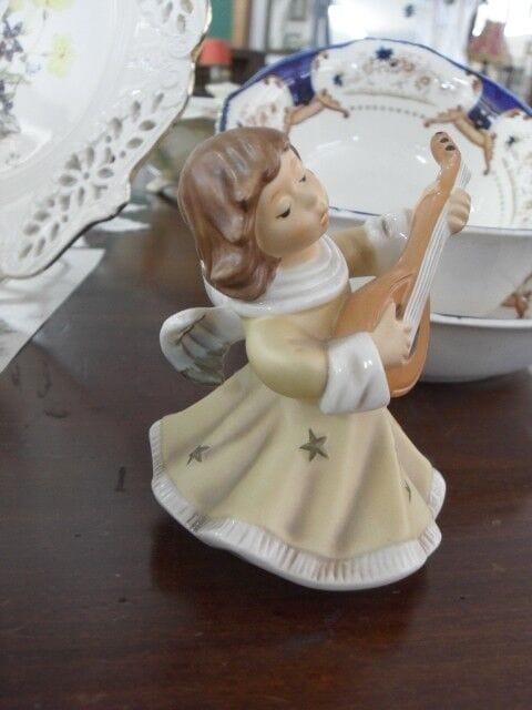 ANGELO VINTAGE IN PORCELLANA TEDESCA GOEBEL PORCELAIN CHERUB MADE GERMANY Ceramiche e Porcellane