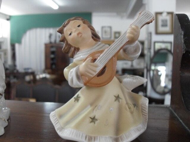 ANGELO VINTAGE IN PORCELLANA TEDESCA GOEBEL PORCELAIN CHERUB MADE GERMANY Ceramiche e Porcellane