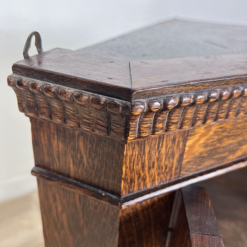 Angoliera a sospensione antica in legno mobile ad angolo mensola pensile 900 Complementi d'arredo
