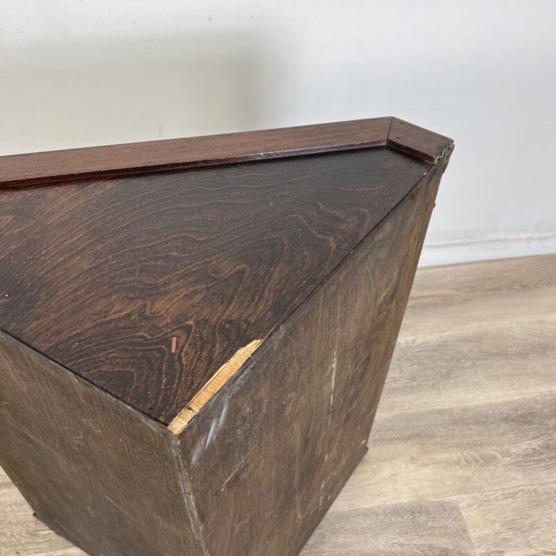 Angoliera a sospensione antica in legno mobile ad angolo mensola pensile 900 Complementi d'arredo