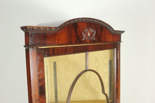 Angoliera antica in legno mobile ad angolo vetrina vetrinetta cristalliera 900 Arredamento