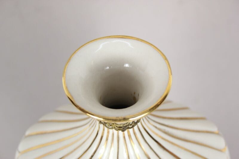 Antica bottiglia da liquore vintage in ceramica porcellana di Canova vaso Ceramiche e Porcellane
