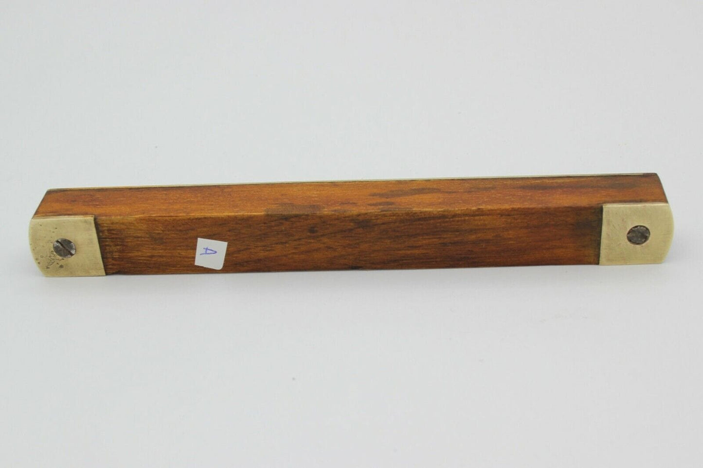 ANTICA LIVELLA A BOLLA IN LEGNO E OTTONE VECCHIO STRUMENTO VINTAGE HOCKLEY ABBEY Attrezzi e Strumenti