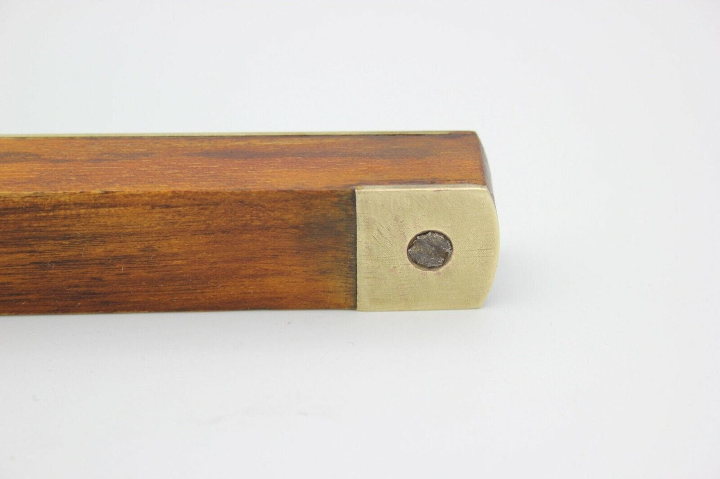 ANTICA LIVELLA A BOLLA IN LEGNO E OTTONE VECCHIO STRUMENTO VINTAGE HOCKLEY ABBEY Attrezzi e Strumenti