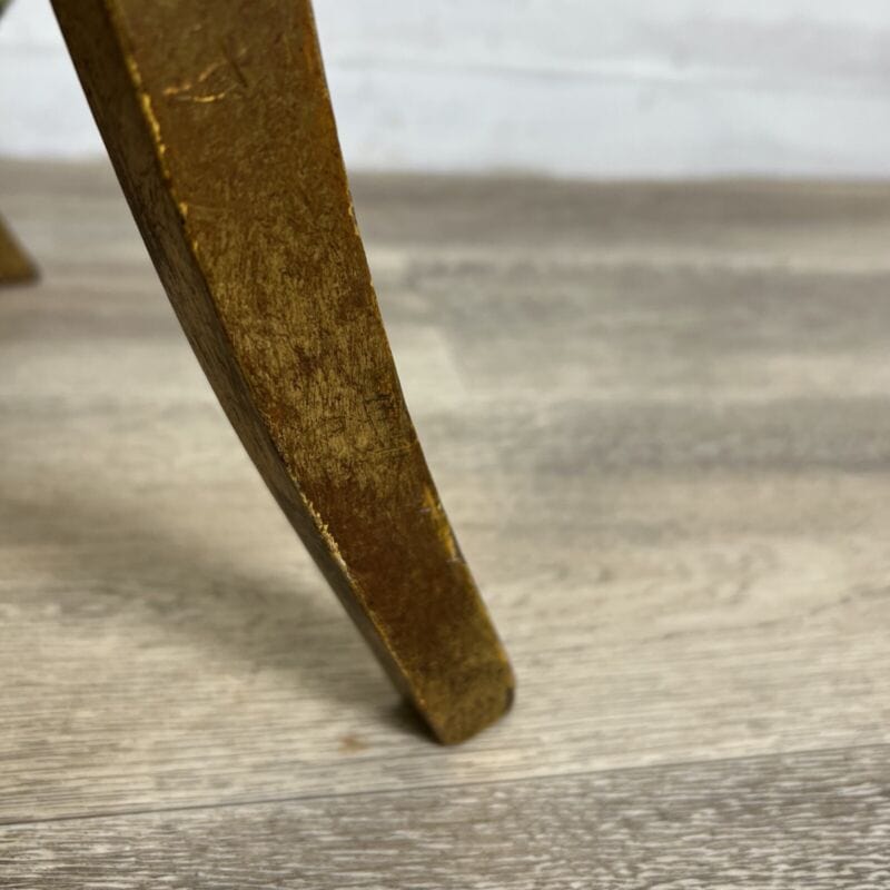 Antica Panchetta dormeuse imbottita sgabello oro stile 800 divanetto panca Arredamento