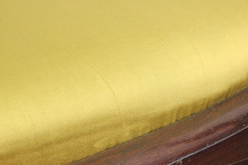 Antica Panchetta dormeuse imbottita sgabello vintage stile 800 divanetto panca Arredamento