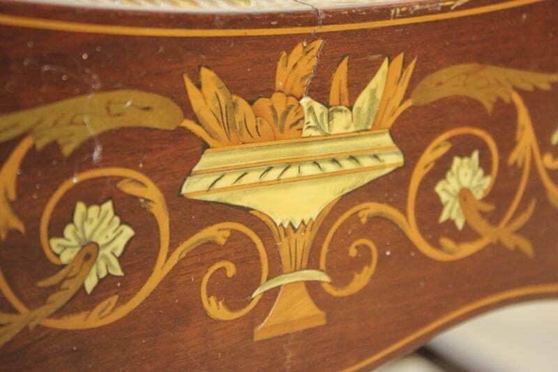 Antica sedia imbottita con braccioli sgabello in legno panchetta da camera pouf Arredamento