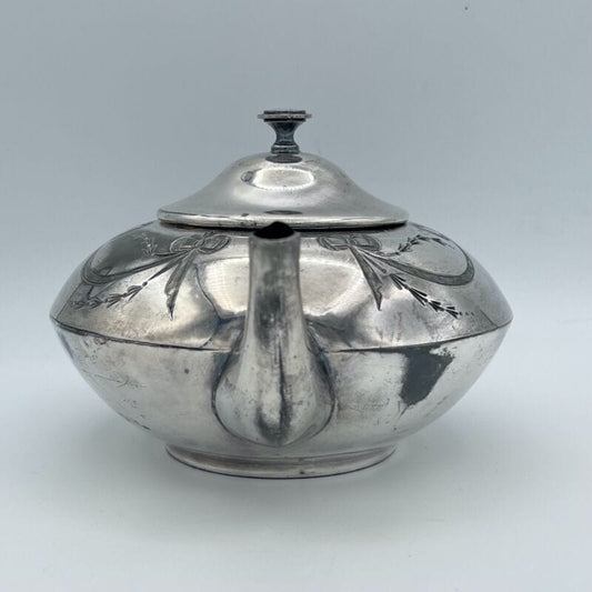 Antica Teiera inglese in argento silver plated sheffield caffettiera d epoca 800 Sheffield & Argento
