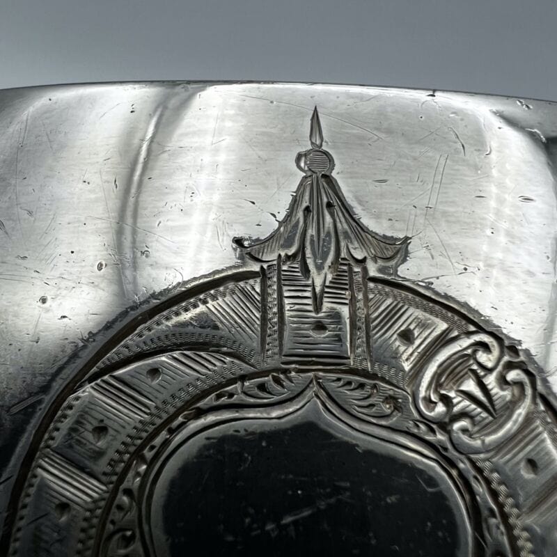 Antica zuccheriera in argento sheffield ciotola in silver plate inglese d'epoca Sheffield & Argento