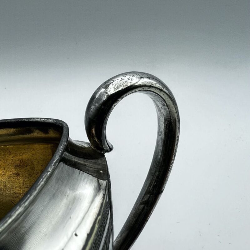 Antica zuccheriera in argento sheffield ciotola in silver plate inglese d'epoca Sheffield & Argento