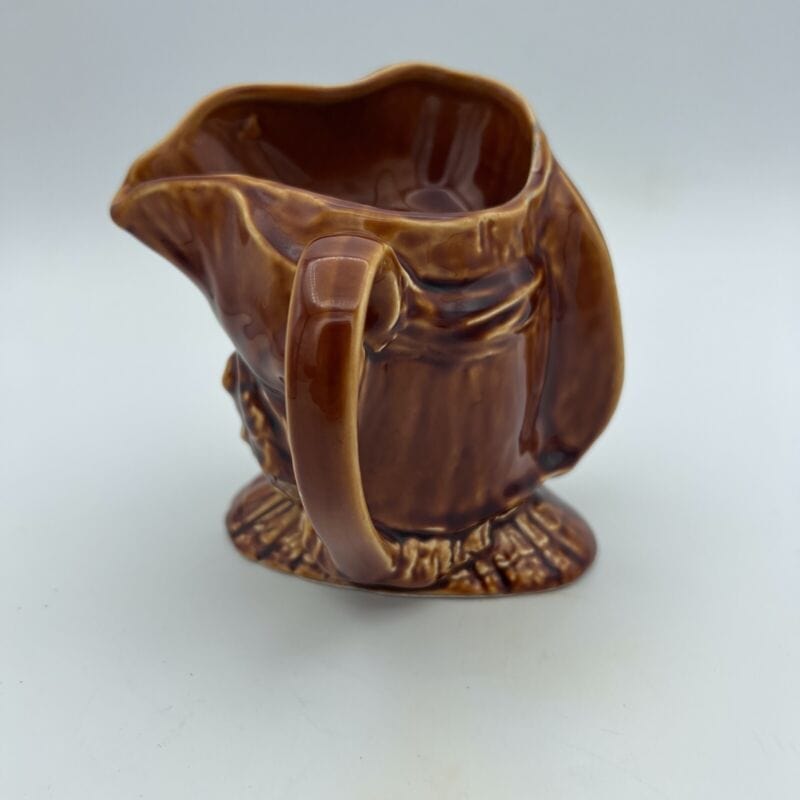 Antico Boccale in ceramica Inglese Volto con manico Cavaliere da per collezione Ceramiche e Porcellane