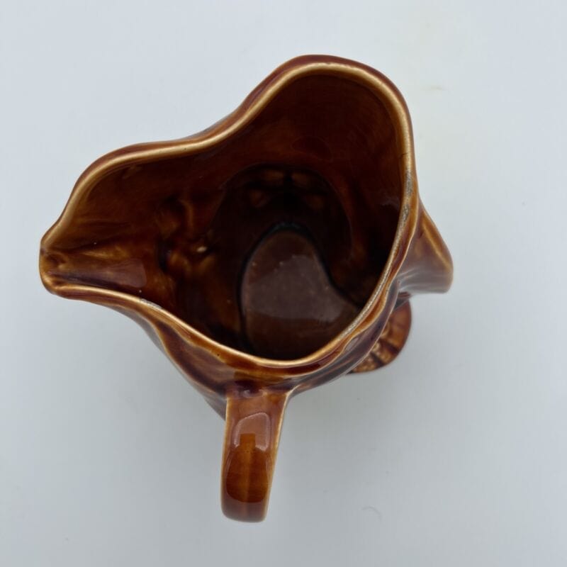 Antico Boccale in ceramica Inglese Volto con manico Cavaliere da per collezione Ceramiche e Porcellane