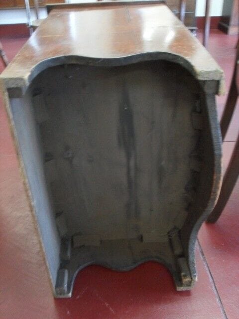 ANTICO COMMODE IN LEGNO CON INTERNO PITALE IN CERAMICA OLD ROOM CONVENIENCE Arredamento