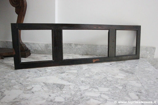 ANTICO PANNELLO DECORATIVO IN LEGNO mt 1,60 VECCHIA ANTA DI RECUPERO - TESTATA Complementi d'arredo