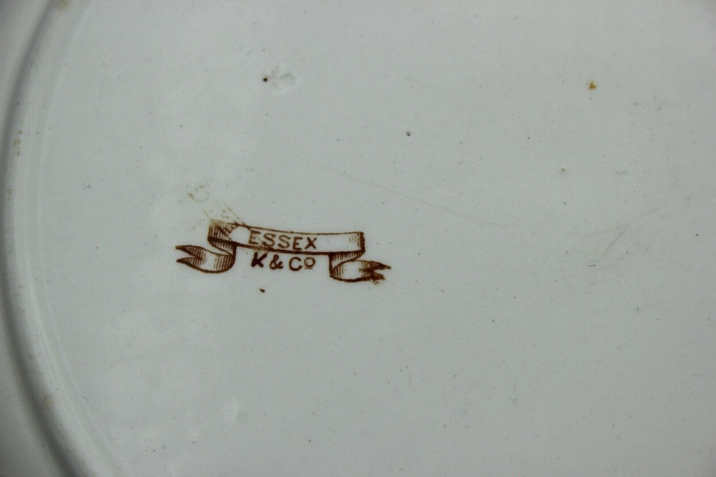 ANTICO PIATTO IN CERAMICA INGLESE SERVIZIO DI PIATTI ANTICHI EPOCA 1800 KEELING Ceramiche e Porcellane