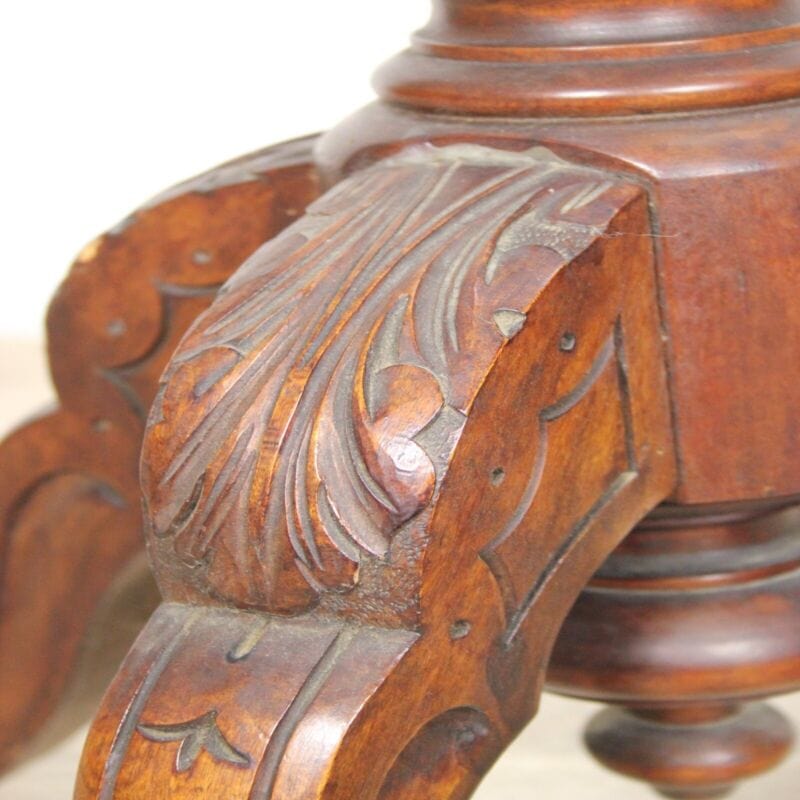ANTICO PORTAVASO PORTA PIANTE MOBILE A COLONNA ANTICA IN LEGNO CAPITELLO VASO Arredamento