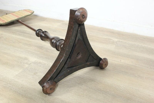 Antico schermo da camino para calore in legno con pannello arazzo regolabile 800 Camino - Parascintille