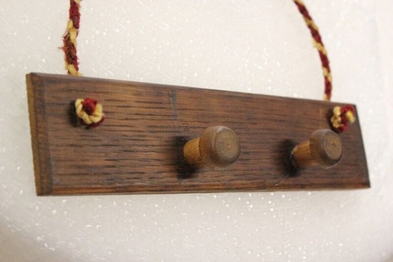 APPENDINO D'EPOCA DA PARETE IN LEGNO L. cm 25 COUNTRY CHIC - VINTAGE HANGER Complementi d'arredo