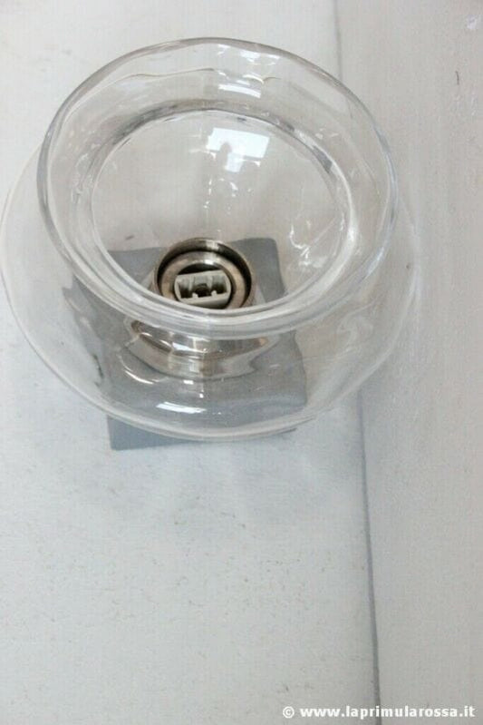 APPLIQUE DA PARETE ANNI '90 CON DIFFUSORE IN VETRO ATTACCO G9 Lampade Appliques