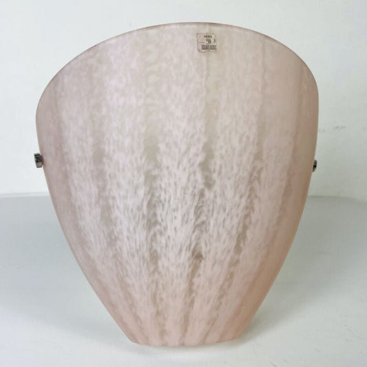 Applique Lampada da parete in vetro di Murano stile classico rosa VM vintage 004 Lampade Appliques