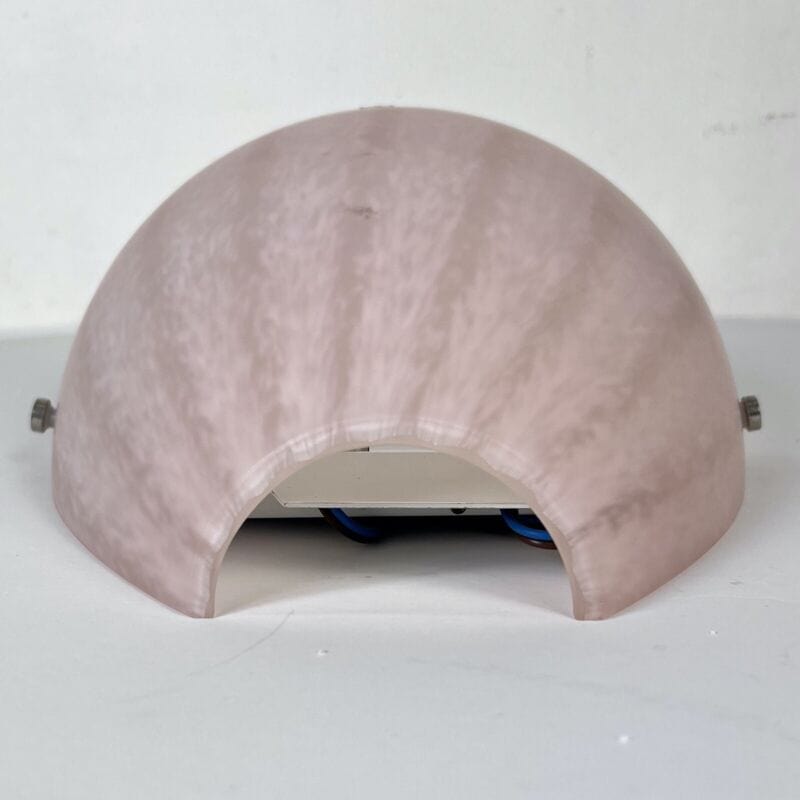 Applique Lampada da parete in vetro di Murano stile classico rosa VM vintage 004 Lampade Appliques