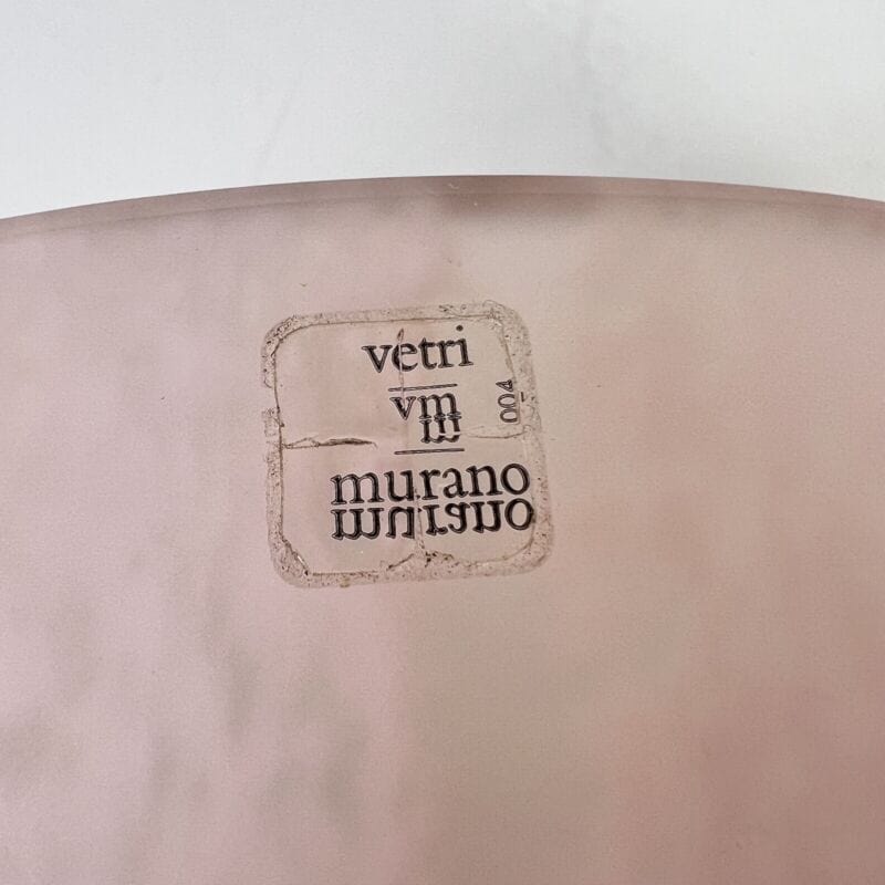 Applique Lampada da parete in vetro di Murano stile classico rosa VM vintage 004 Lampade Appliques