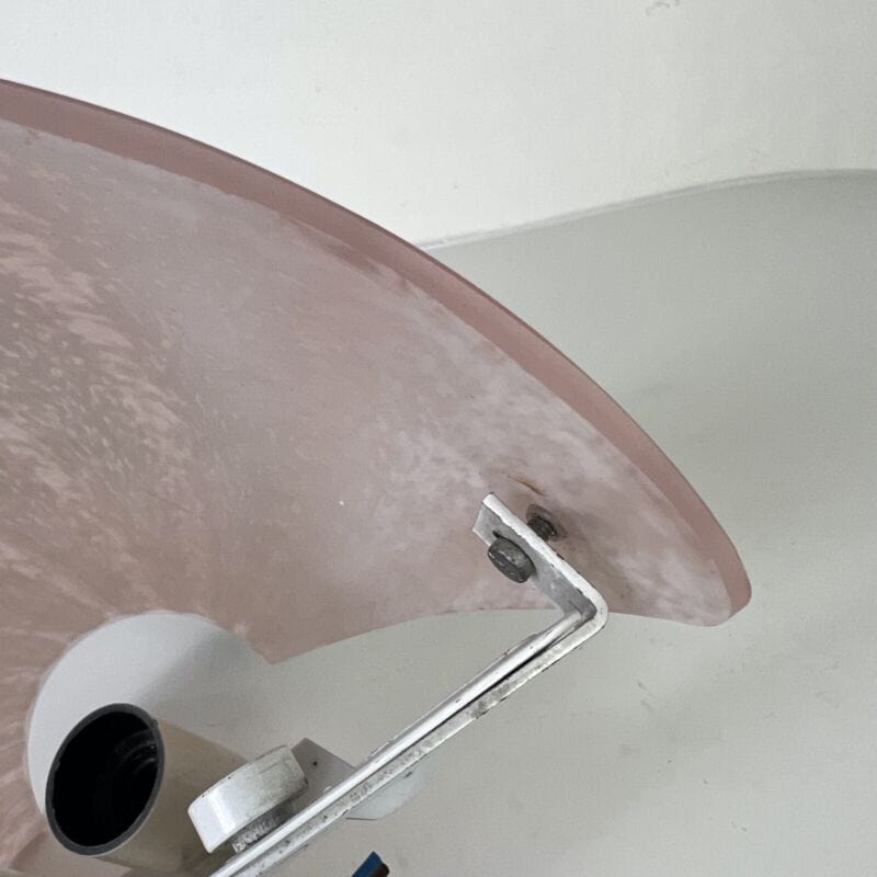 Applique Lampada da parete in vetro di Murano stile classico rosa VM vintage 004 Lampade Appliques