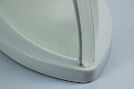 Applique mezzaluna Lampada da parete in vetro doppio satinato ALBANI bianco Lampade Appliques