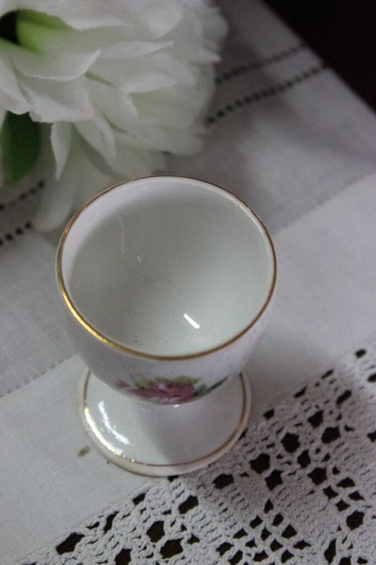 art.BO - PORTAUOVO D'EPOCA IN PORCELLANA h cm 5,5 / UOVO / VINTAGE EGG CUP Ceramiche e Porcellane