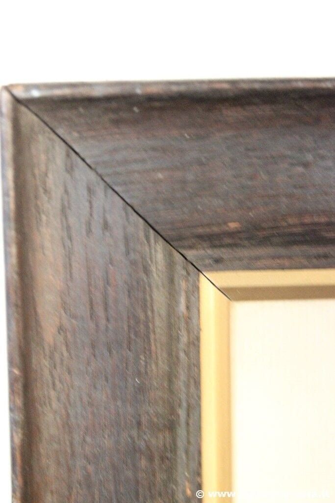 BAMBINA STAMPA ANTICA A COLORE CON CORNICE IN LEGNO cm37X41 VINTAGE CHILD PRINT Stampe e Incisioni
