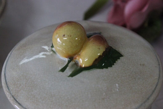 BARATTOLO VINTAGE IN CERAMICA VILLEROY & BOCH / VASETTO D'EPOCA CON COPERCHIO Ceramiche e Porcellane