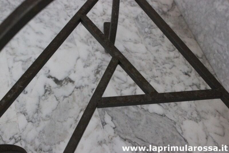 BASE IN FERRO VINTAGE PER MANICHINO - SUPPORTO X LUME - FIORIERA SHABBY PENSILE Vintage